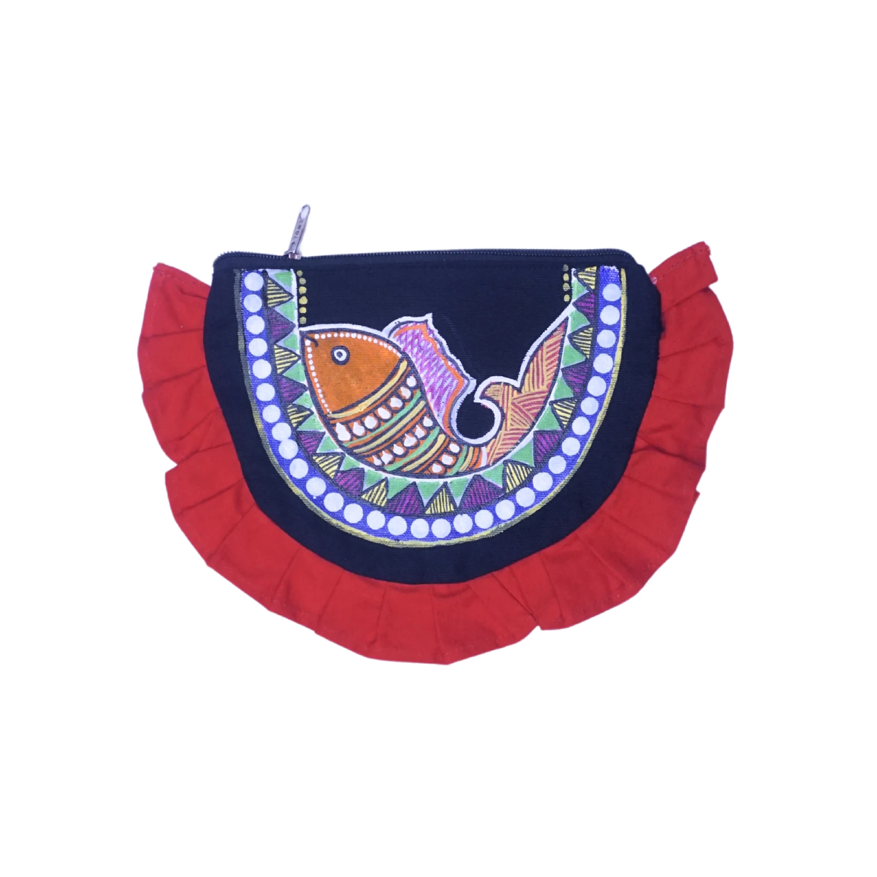 Women's Hand Bag (Bangabasi Canvas handicraft traditional bags) Multi-Coloured