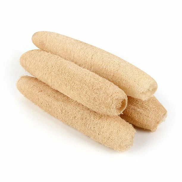 Natural Organic Body Scrubber Loofah Sponge for Bathing - Pack of 5