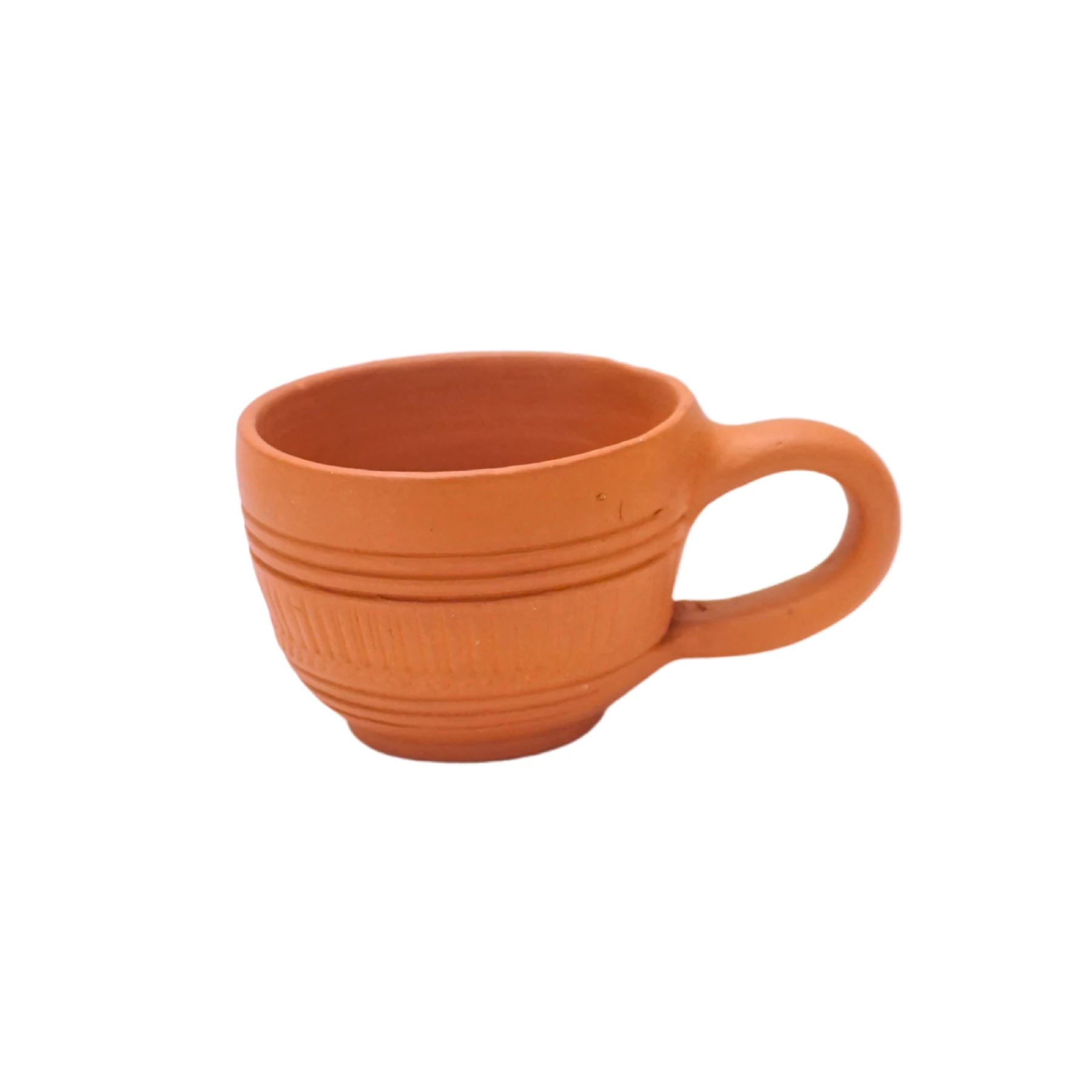 Terracotta Handmade Earthen Clay Kulhad Soil Tea Cup Pack of 6