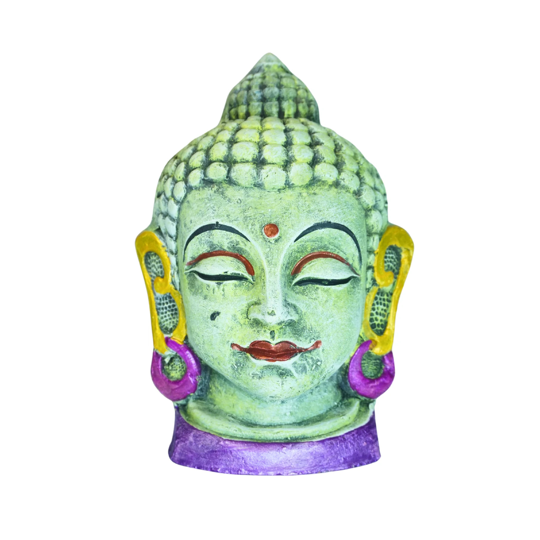 Buddha Head Sculpture | Krishnanagar Clay Craft Big Size