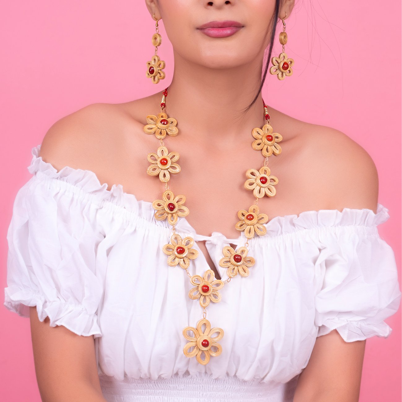 Bamboo Jewellery Set
