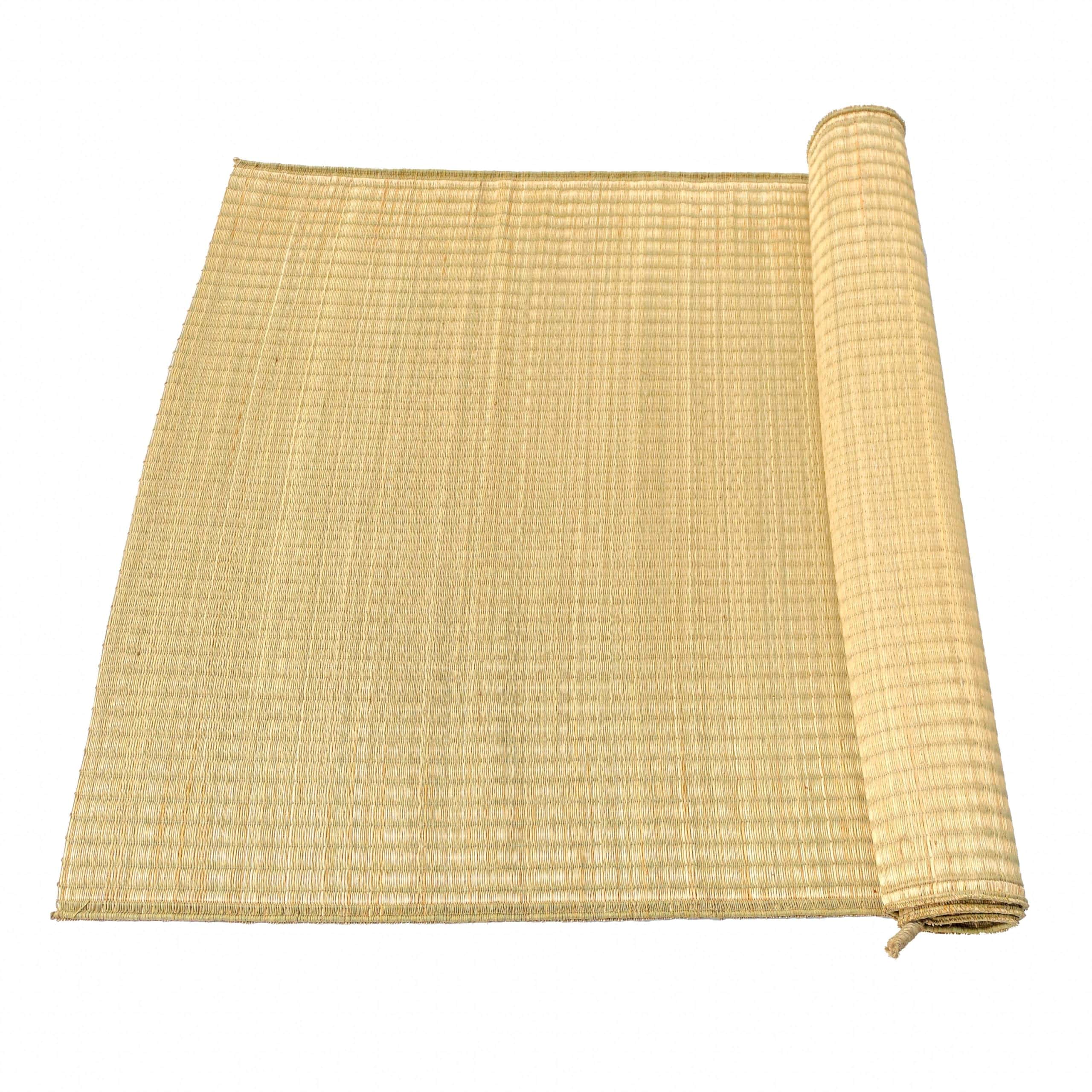 Single Layer korai Grass mat Natural kusha Grass madur Kathi mat eco Friendly