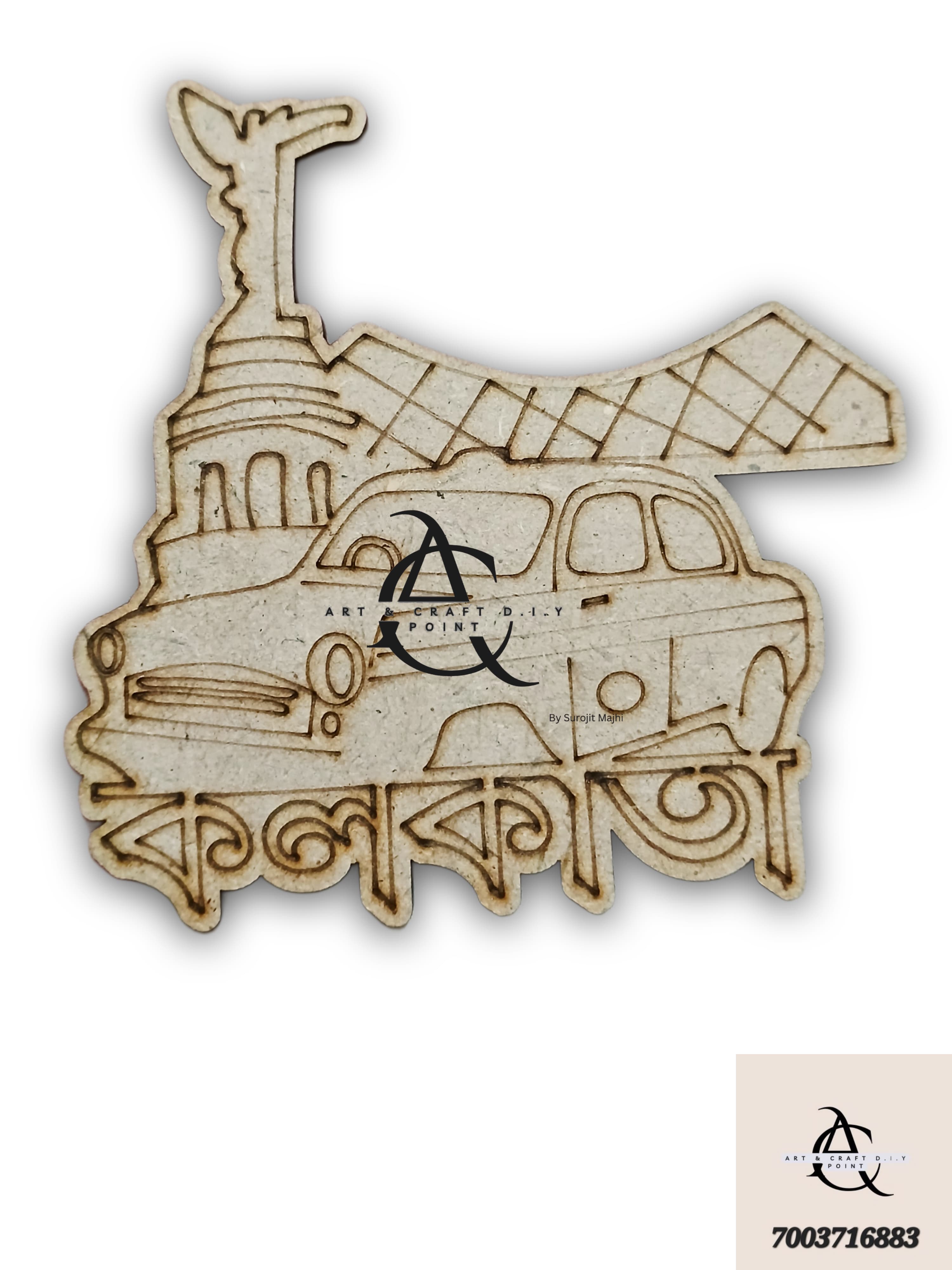 kolkata fridge magnet