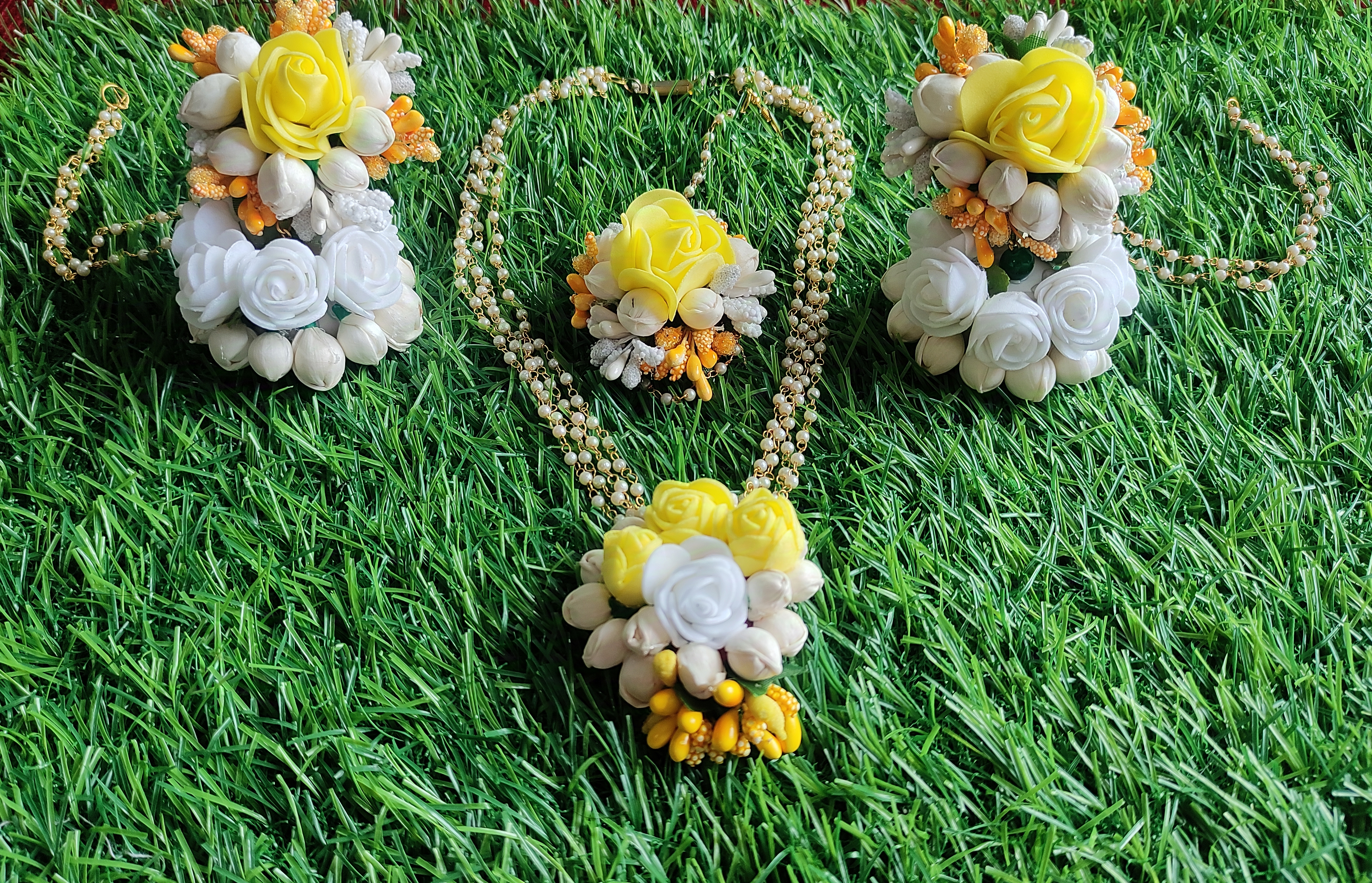 Haldi/mehendi/babyshower handmade jewellery
