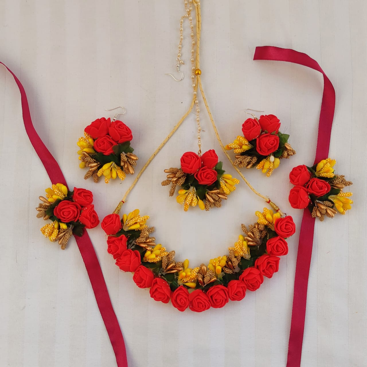 Haldi/mehendi/babyshower handmade jewellery