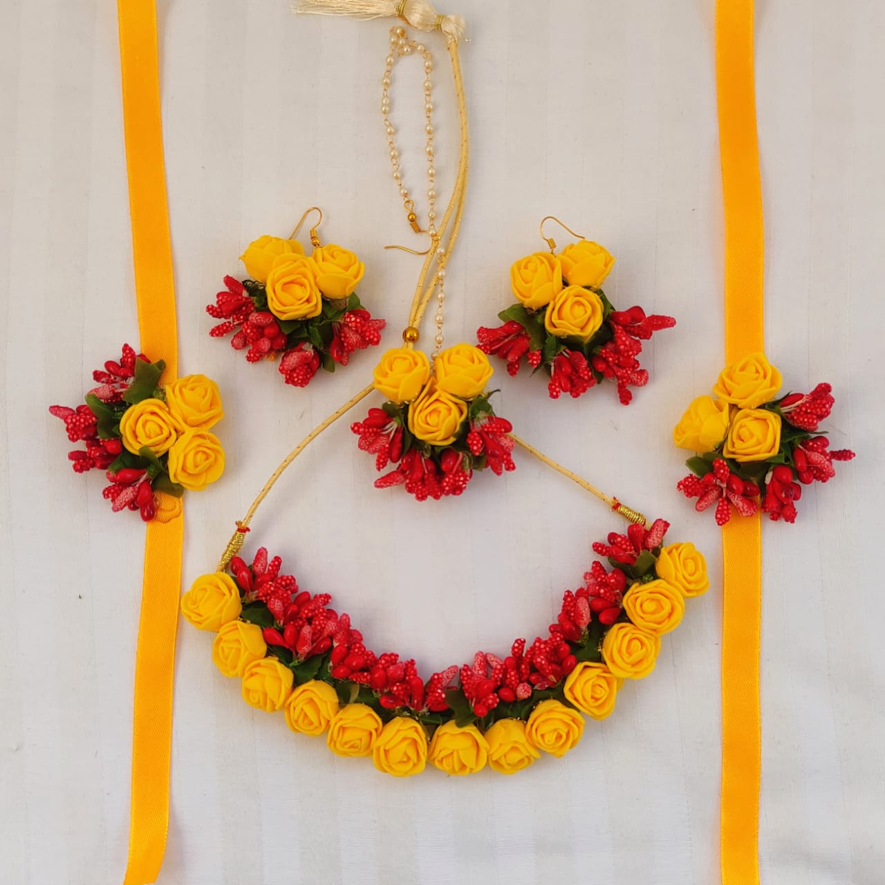 Haldi/mehendi/babyshower handmade jewellery