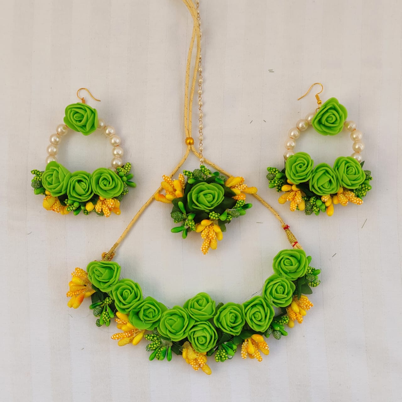 Haldi/mehendi/babyshower handmade jewellery