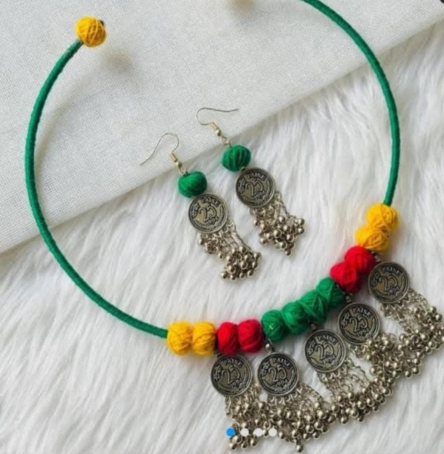 Green Hasuli Necklace Set