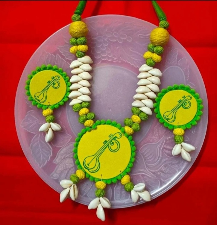 Fabric Bina Necklace Set