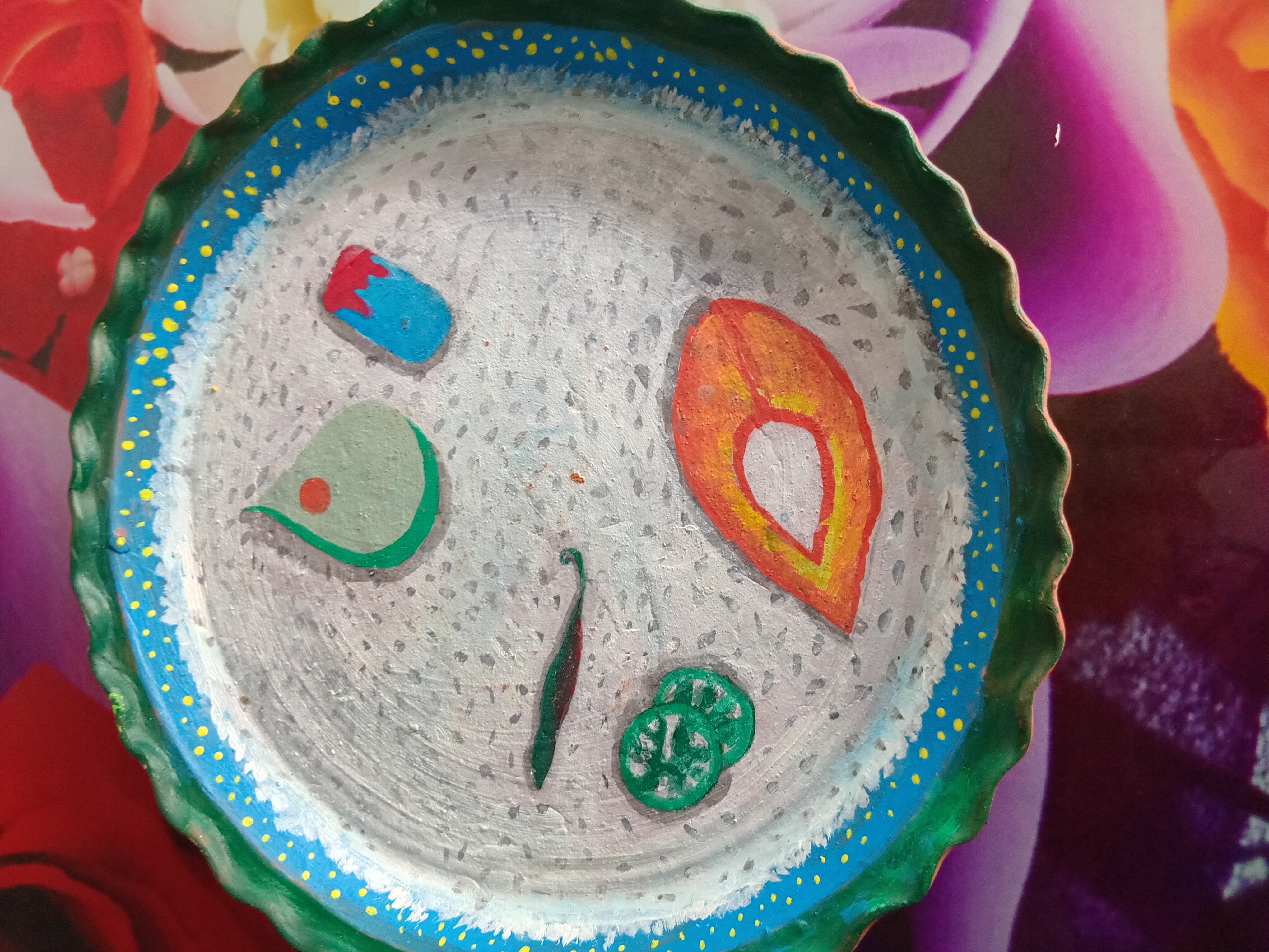 Painting on Earthen Pot