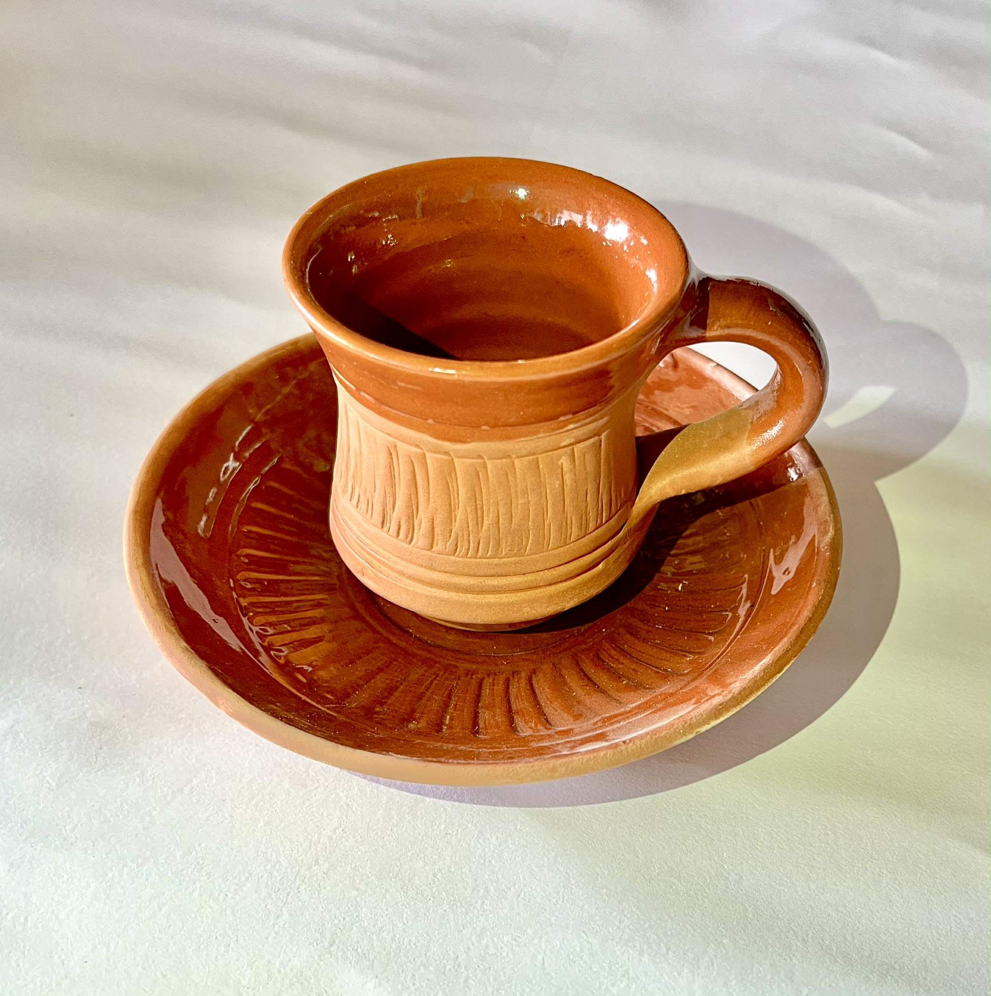 Pottery cup & Dise