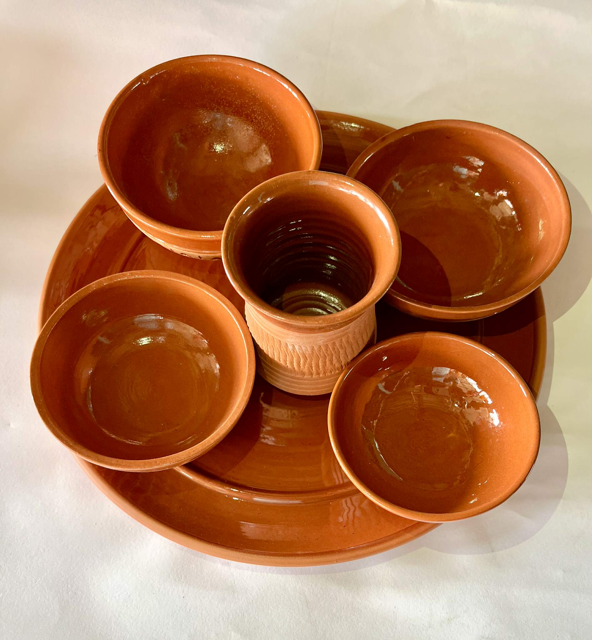 Pottery Dinner set (creamik)
