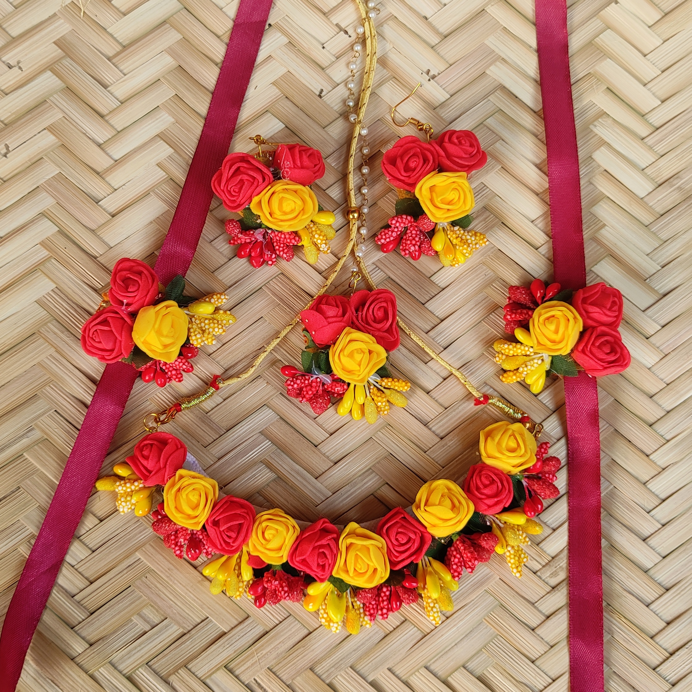 Haldi/mehendi/babyshower handmade jewellery